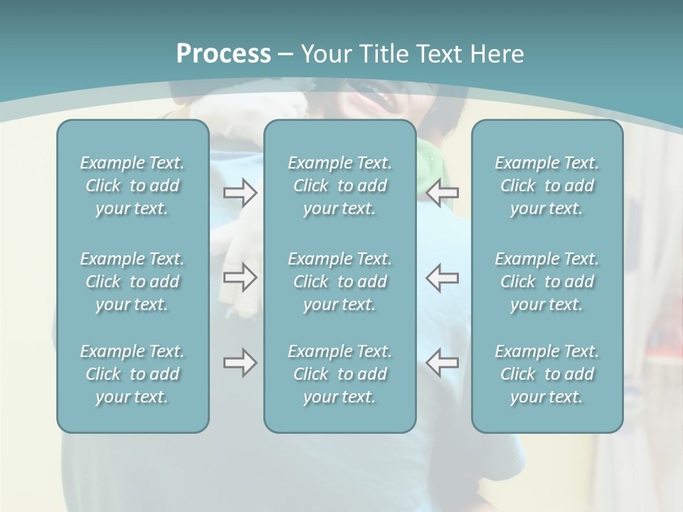 Growing Closeup Leaf PowerPoint Template