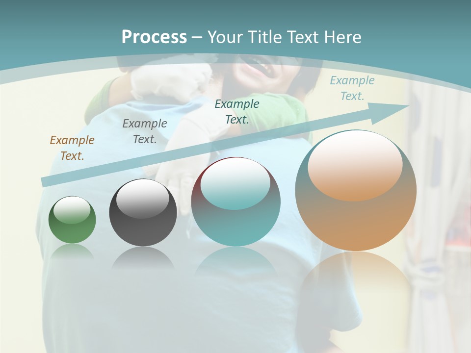 Growing Closeup Leaf PowerPoint Template