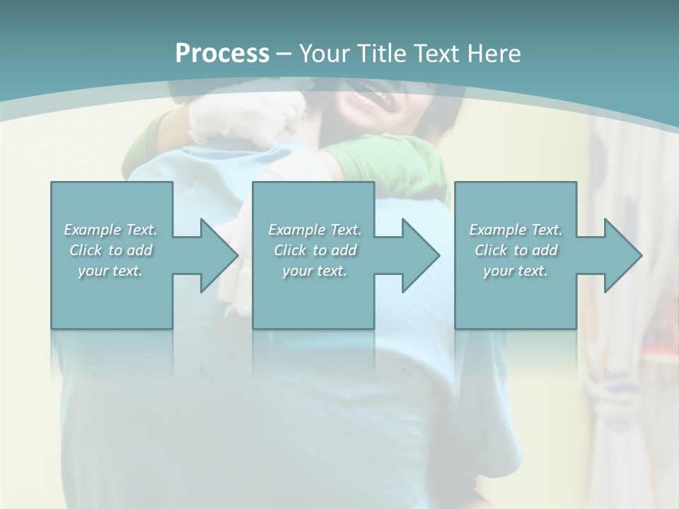 Growing Closeup Leaf PowerPoint Template