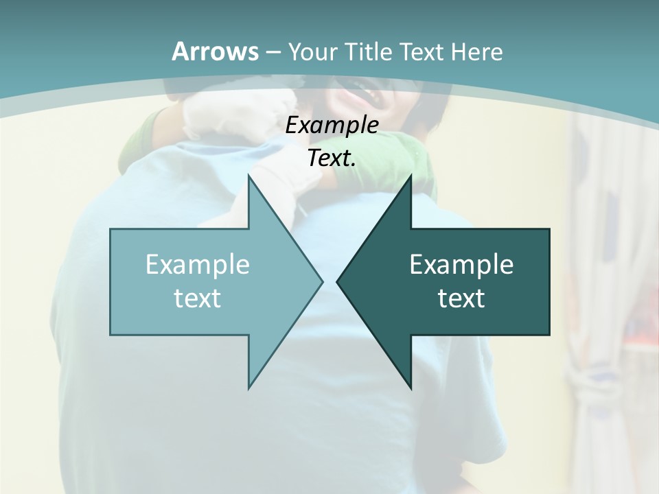 Growing Closeup Leaf PowerPoint Template