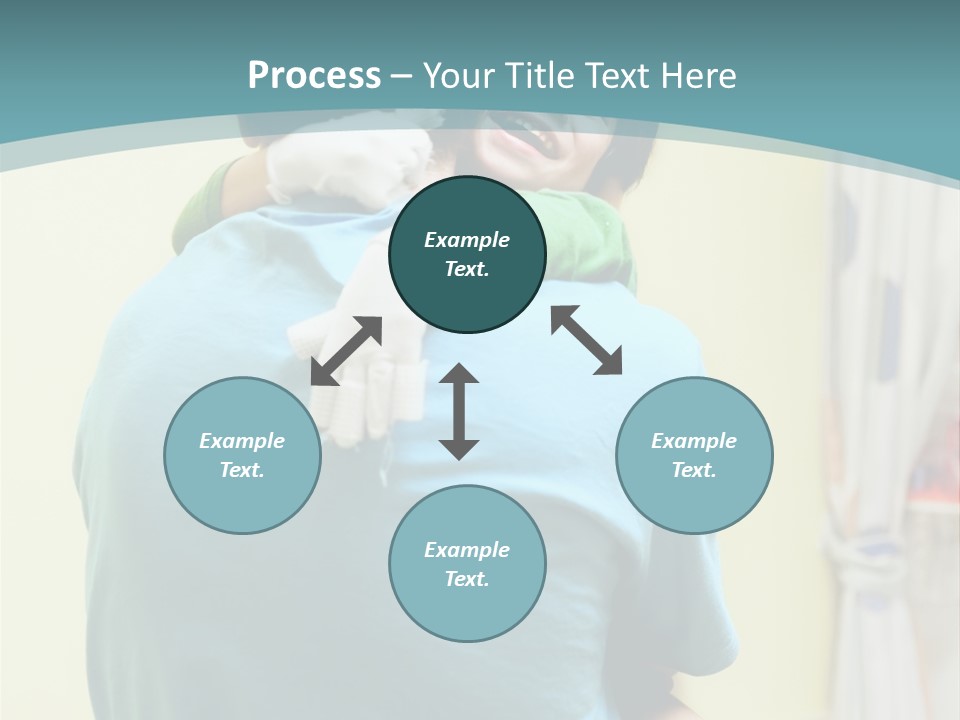 Growing Closeup Leaf PowerPoint Template