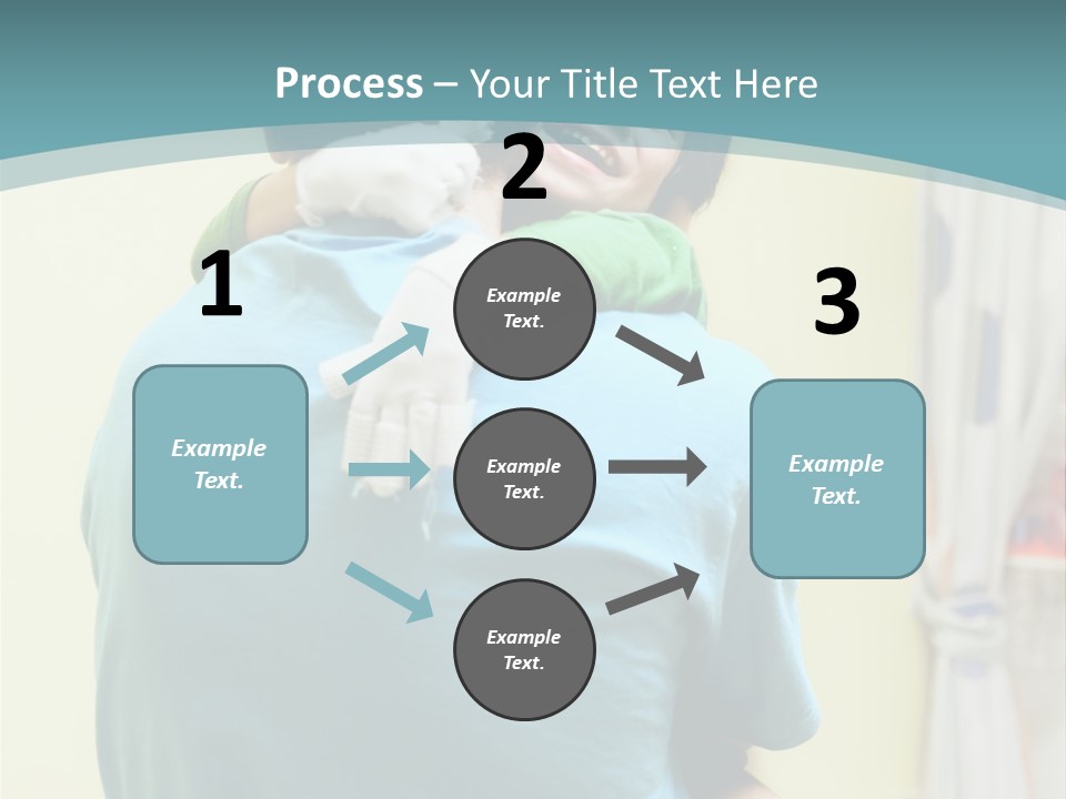 Growing Closeup Leaf PowerPoint Template