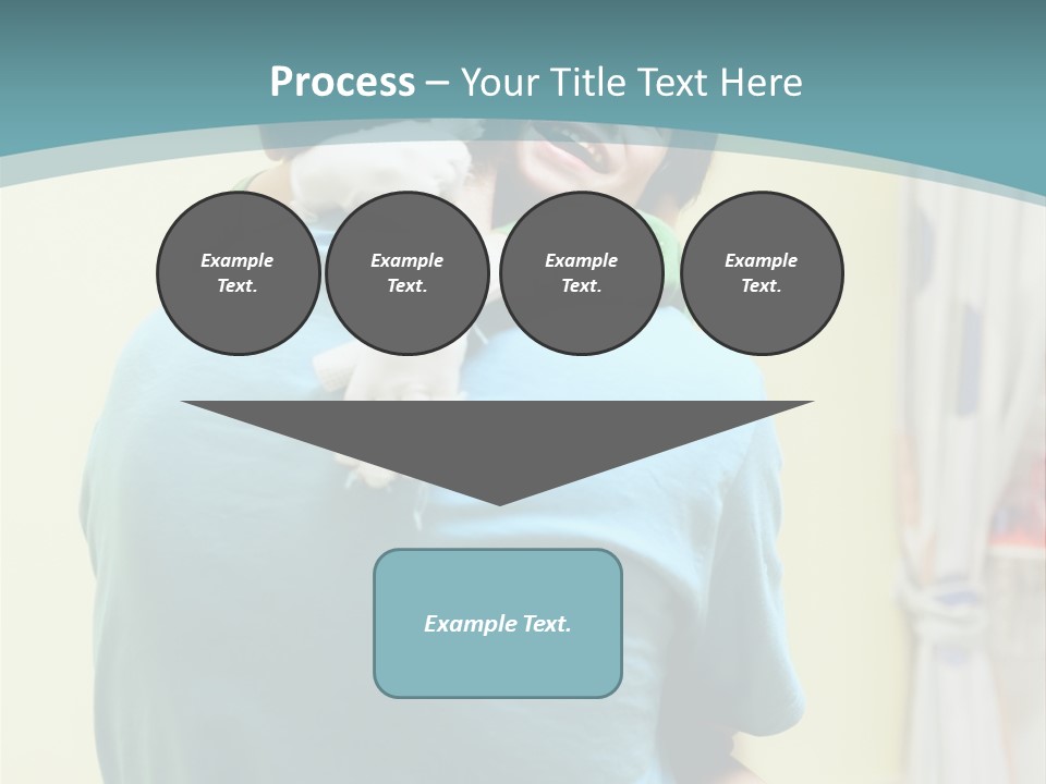 Growing Closeup Leaf PowerPoint Template