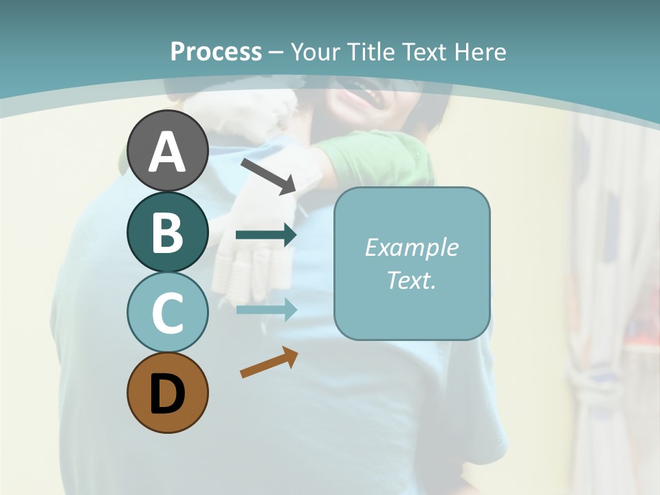 Growing Closeup Leaf PowerPoint Template