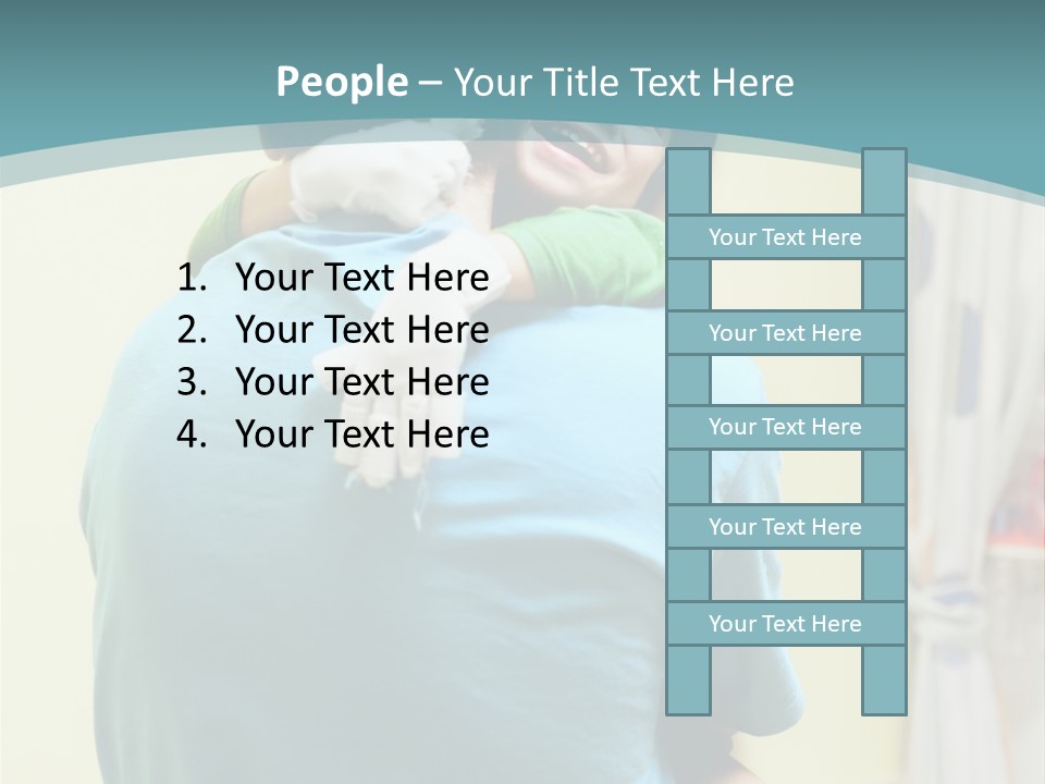 Growing Closeup Leaf PowerPoint Template