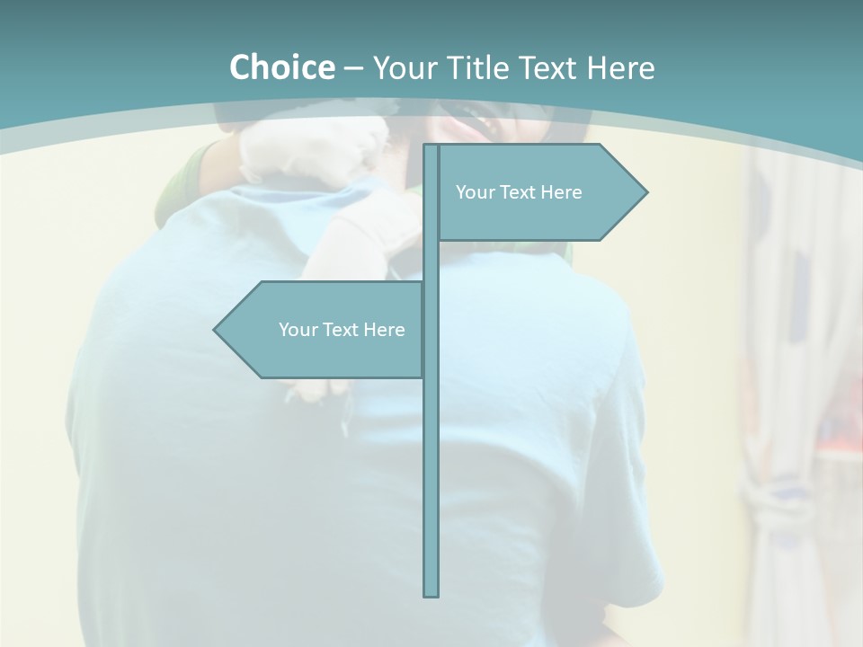 Growing Closeup Leaf PowerPoint Template