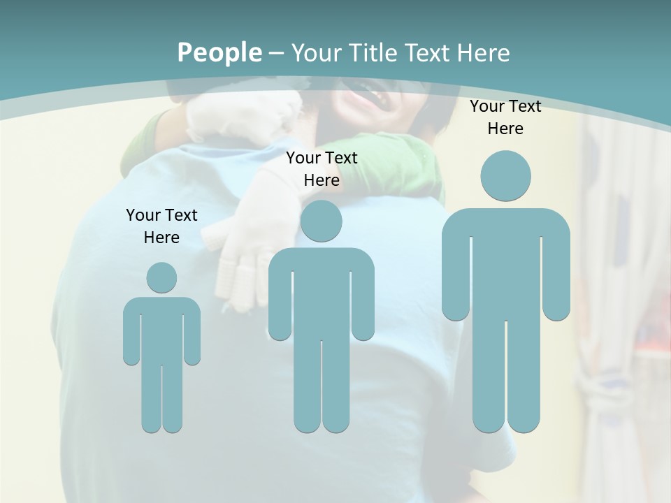 Growing Closeup Leaf PowerPoint Template