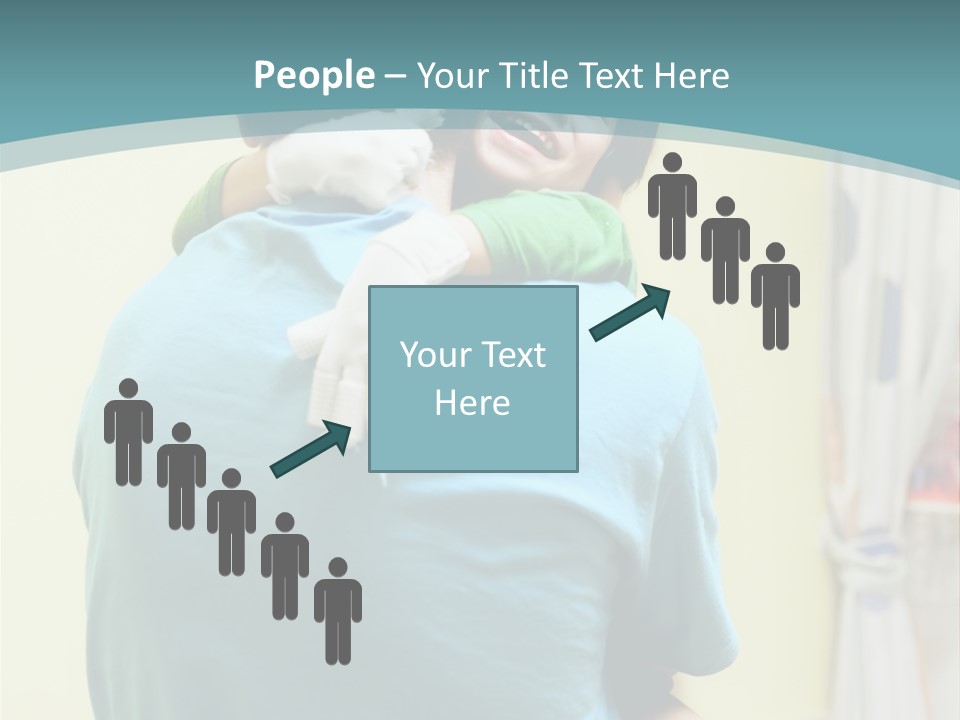 Growing Closeup Leaf PowerPoint Template