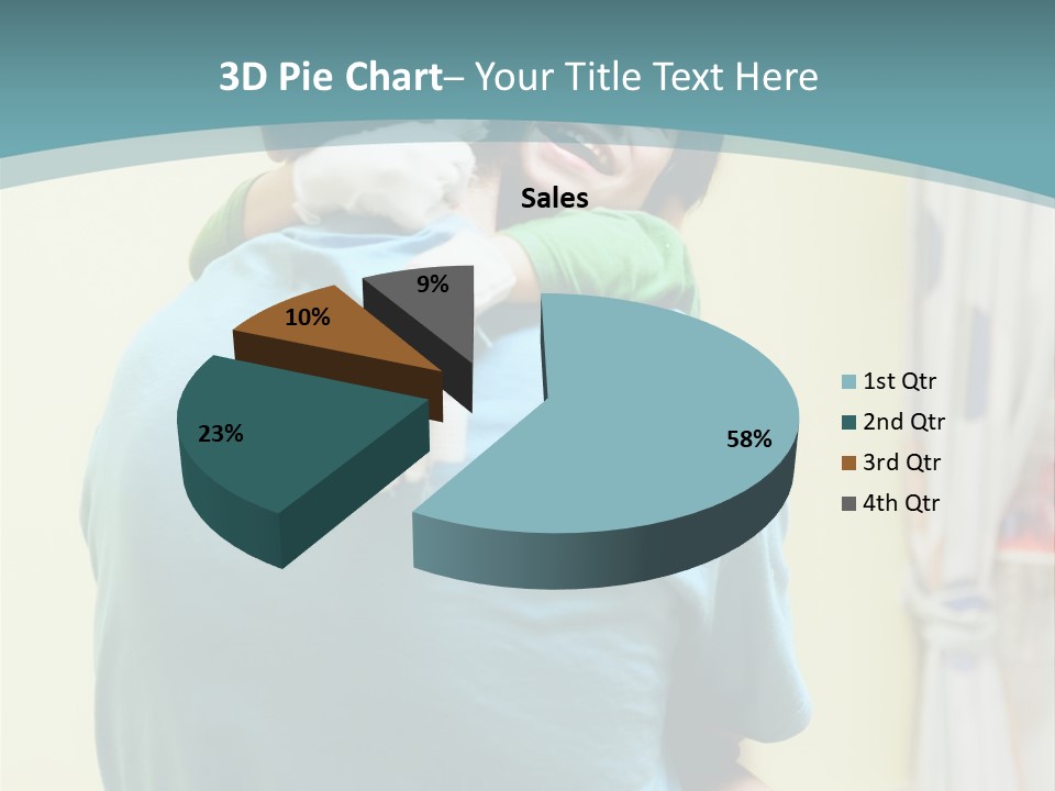 Growing Closeup Leaf PowerPoint Template