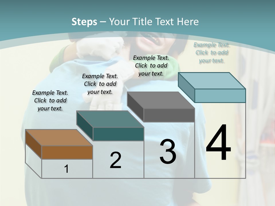 Growing Closeup Leaf PowerPoint Template