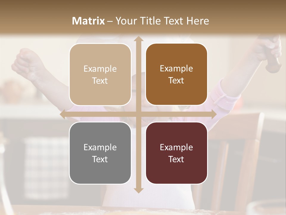 Girl Make Young PowerPoint Template