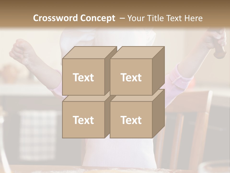 Girl Make Young PowerPoint Template