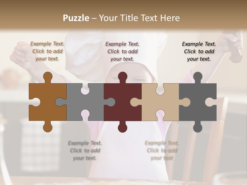 Girl Make Young PowerPoint Template