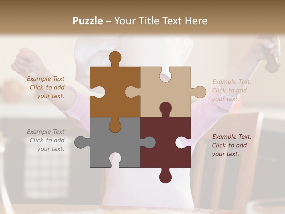 Girl Make Young PowerPoint Template