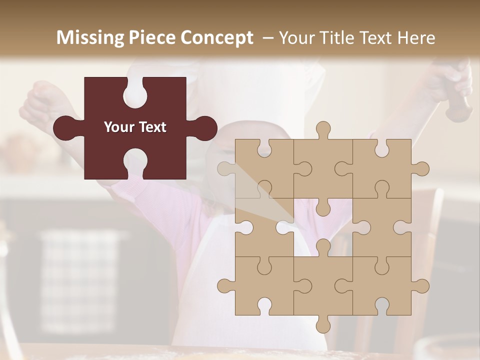 Girl Make Young PowerPoint Template