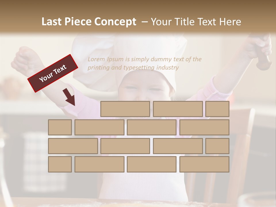 Girl Make Young PowerPoint Template