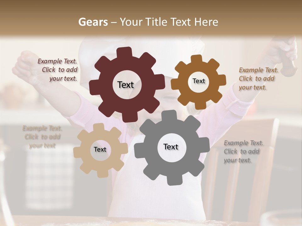 Girl Make Young PowerPoint Template