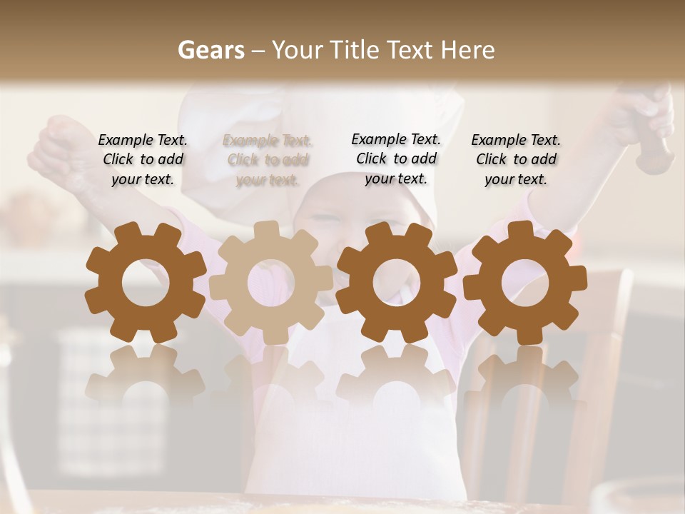 Girl Make Young PowerPoint Template