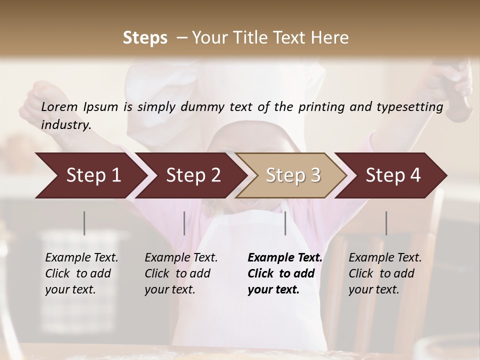 Girl Make Young PowerPoint Template