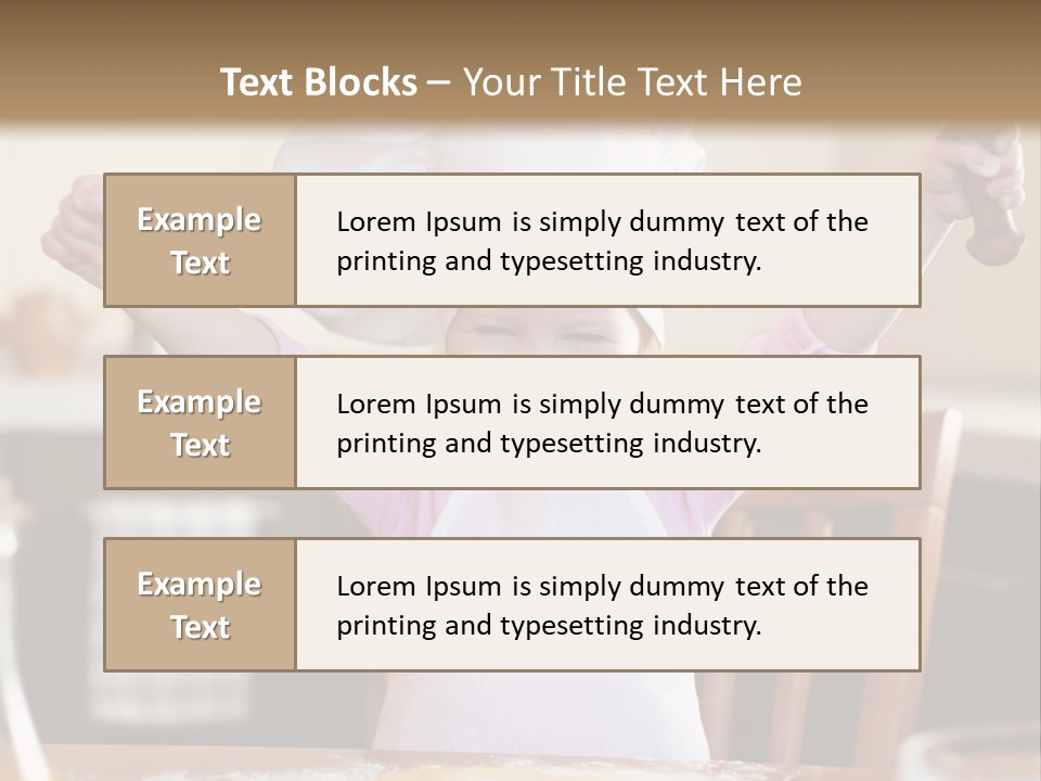 Girl Make Young PowerPoint Template