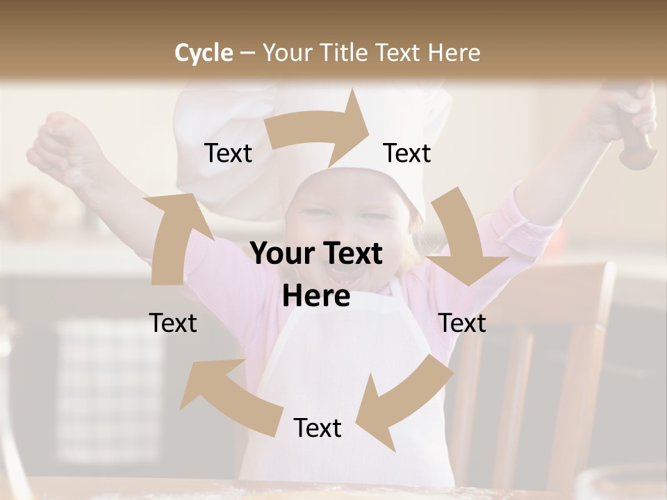 Girl Make Young PowerPoint Template