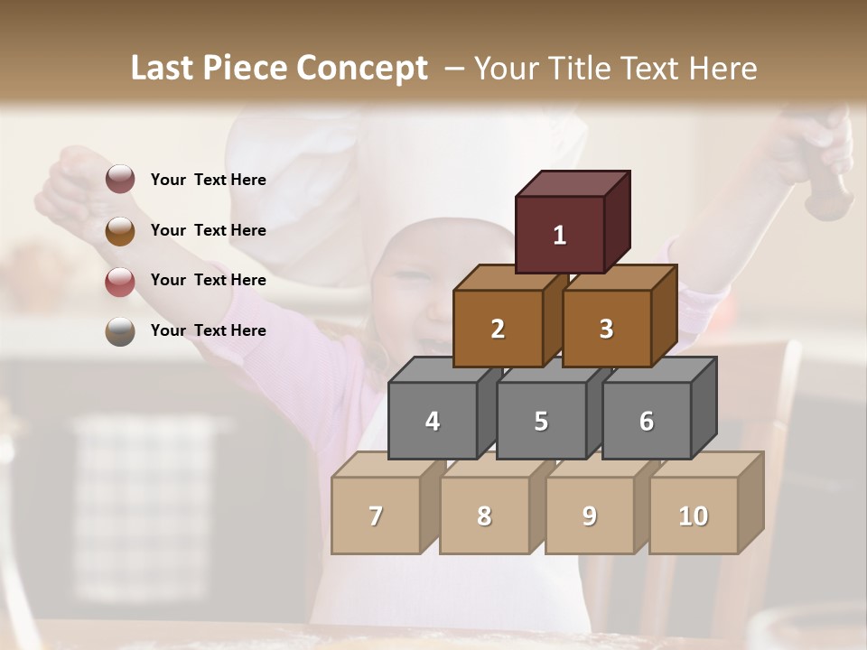 Girl Make Young PowerPoint Template