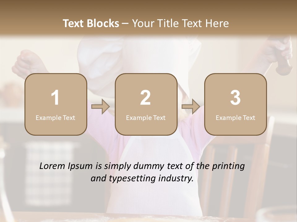 Girl Make Young PowerPoint Template