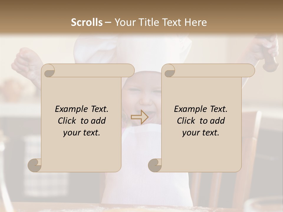 Girl Make Young PowerPoint Template