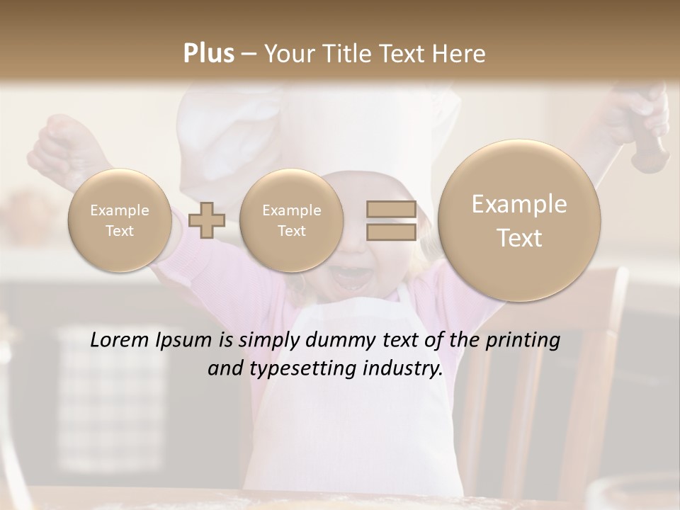 Girl Make Young PowerPoint Template