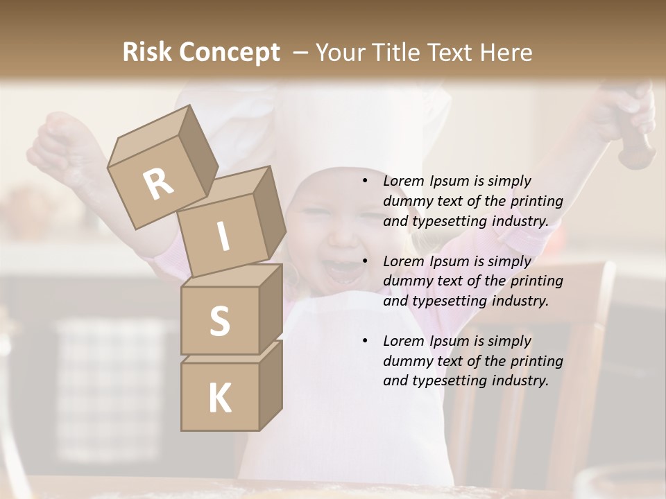 Girl Make Young PowerPoint Template