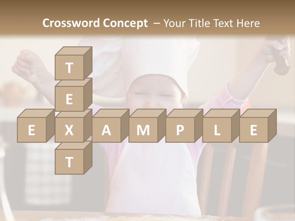 Girl Make Young PowerPoint Template