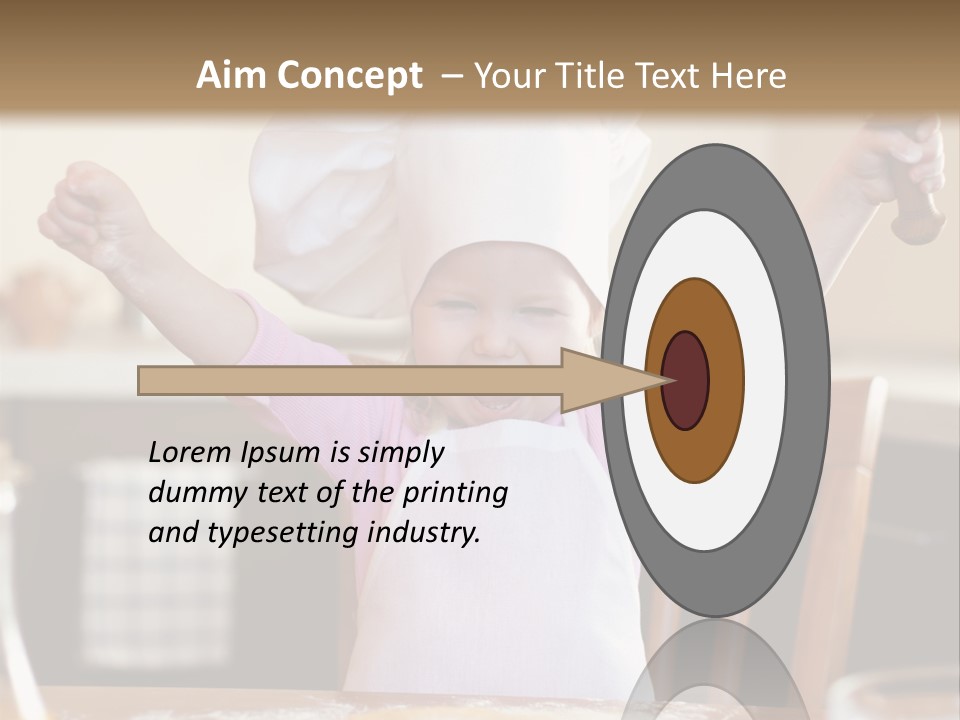 Girl Make Young PowerPoint Template