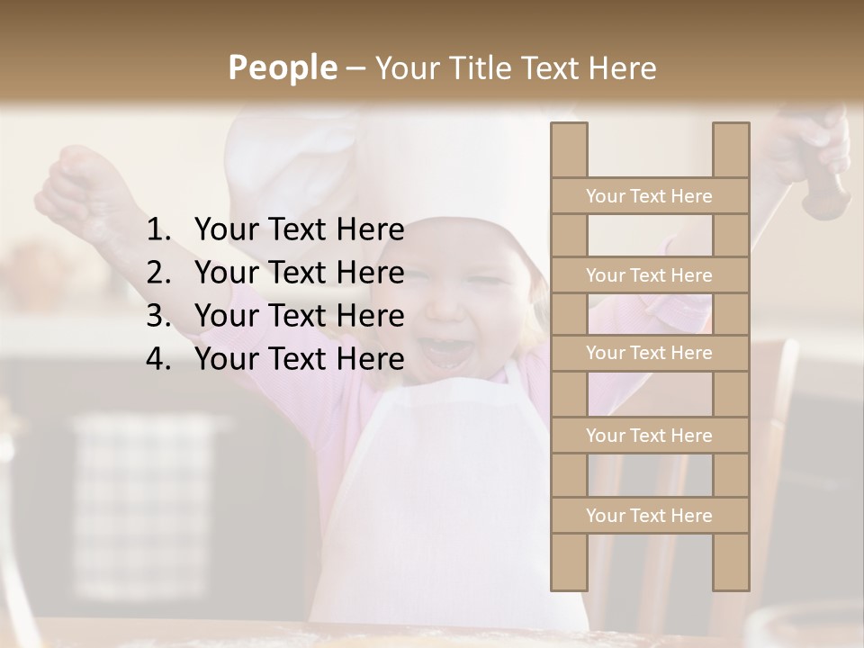 Girl Make Young PowerPoint Template