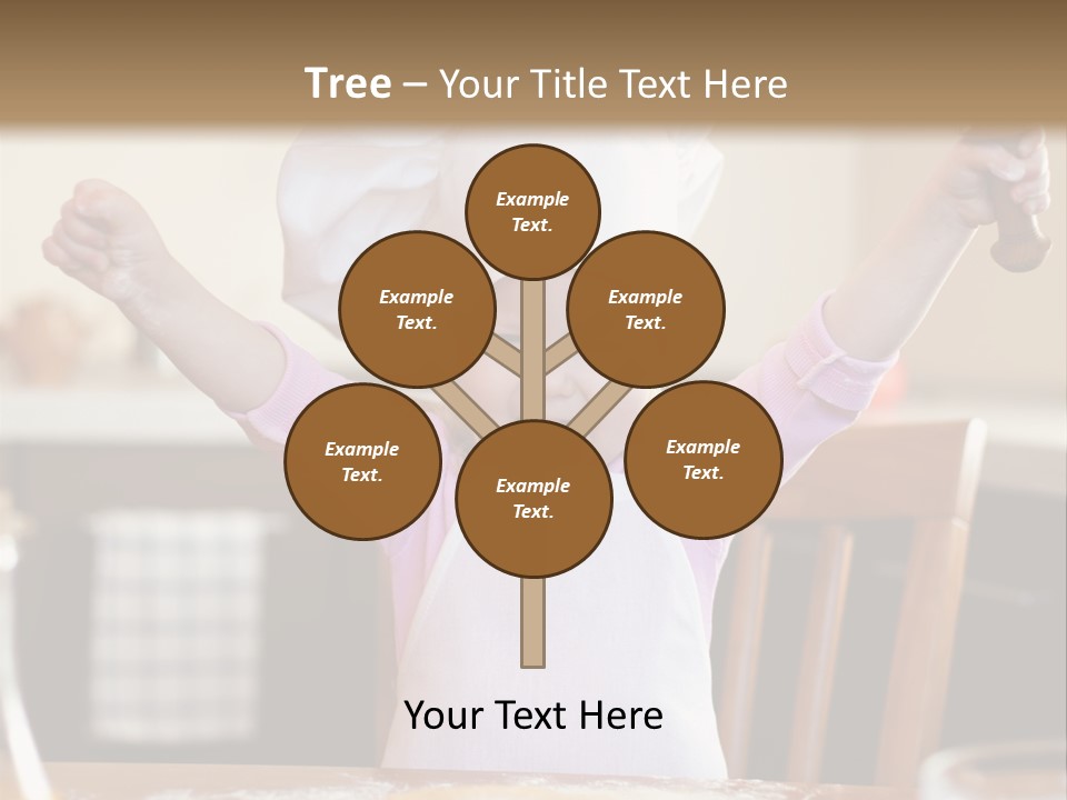 Girl Make Young PowerPoint Template