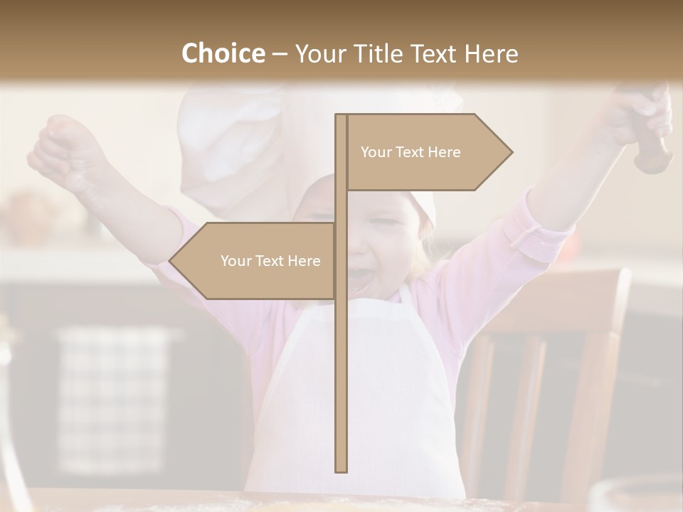 Girl Make Young PowerPoint Template