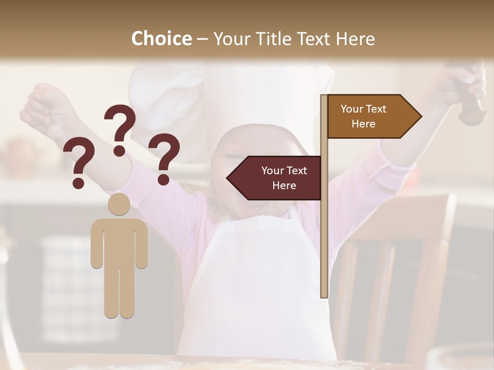 Girl Make Young PowerPoint Template