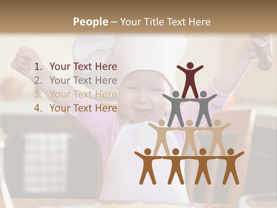 Girl Make Young PowerPoint Template