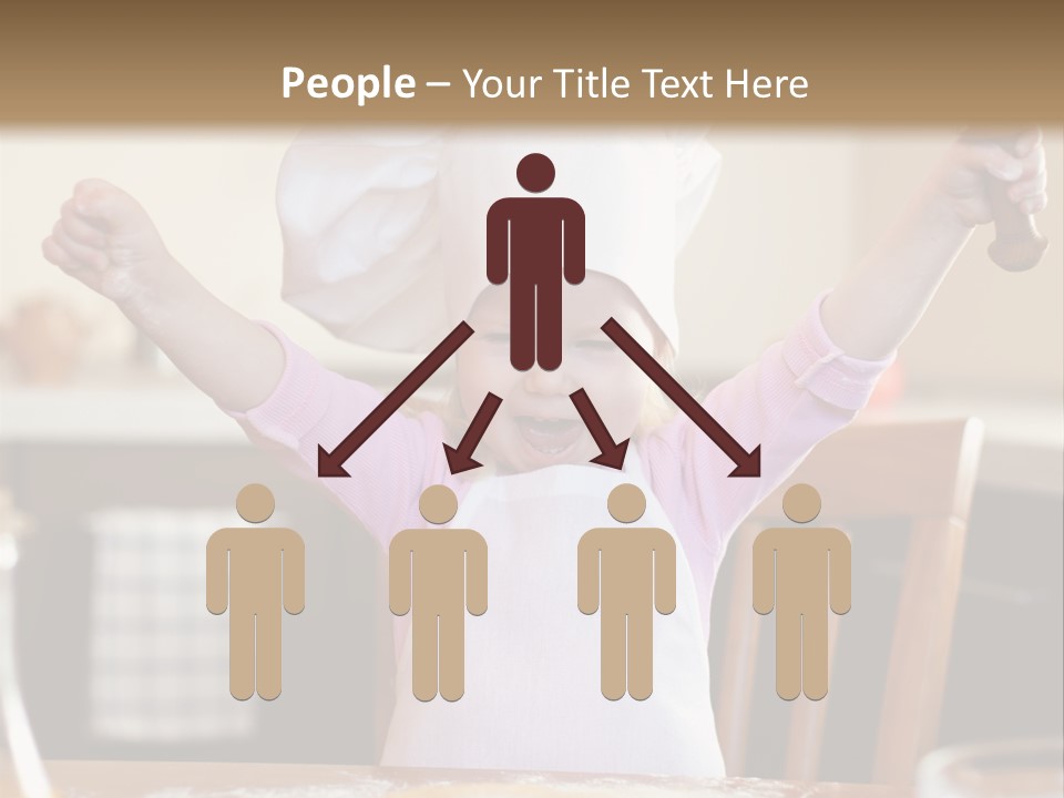 Girl Make Young PowerPoint Template