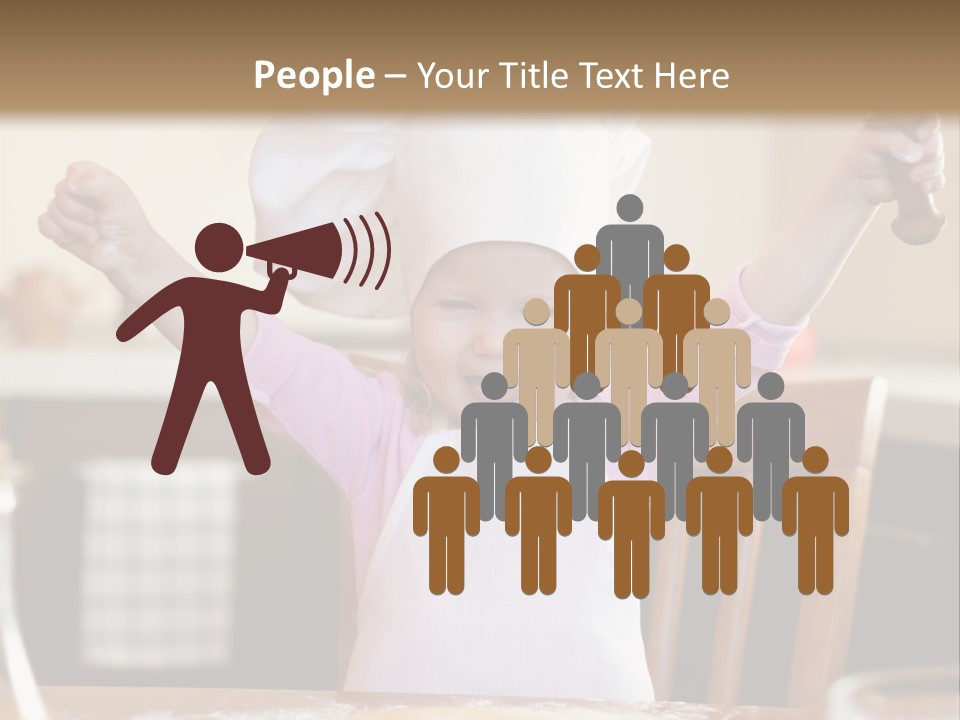 Girl Make Young PowerPoint Template