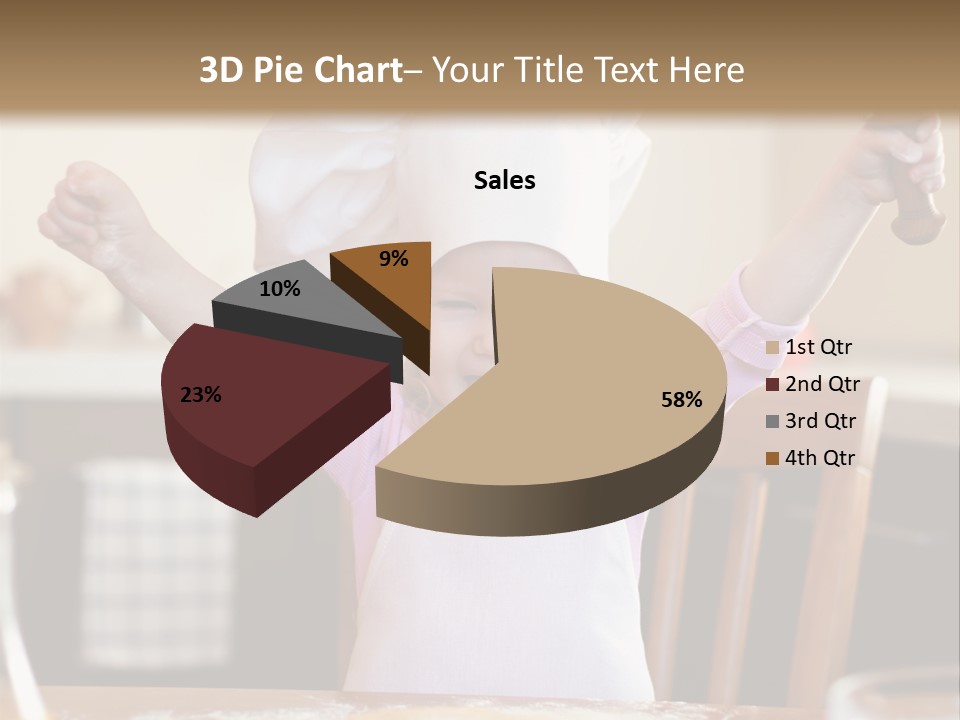 Girl Make Young PowerPoint Template