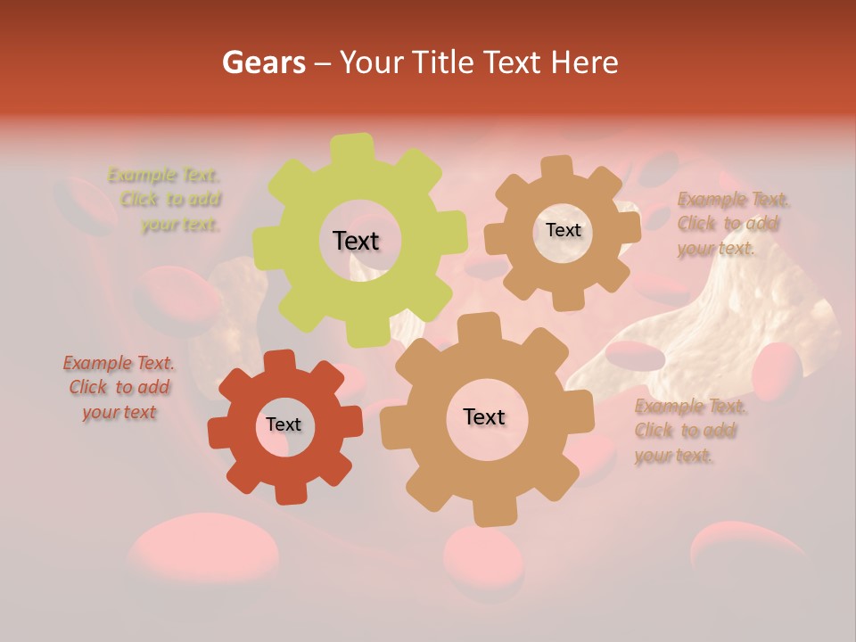 Oxygen Body Erythrocyte PowerPoint Template