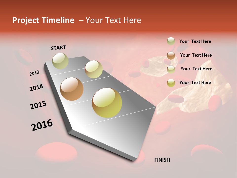 Oxygen Body Erythrocyte PowerPoint Template
