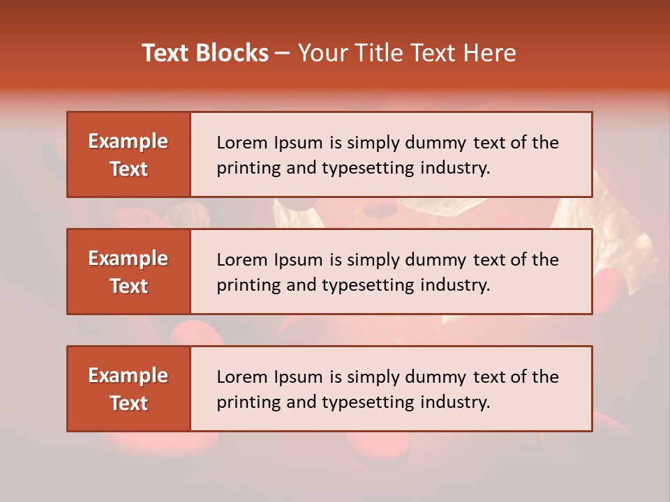 Oxygen Body Erythrocyte PowerPoint Template