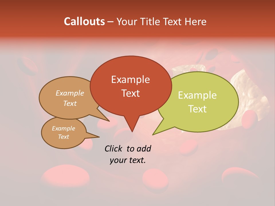 Oxygen Body Erythrocyte PowerPoint Template