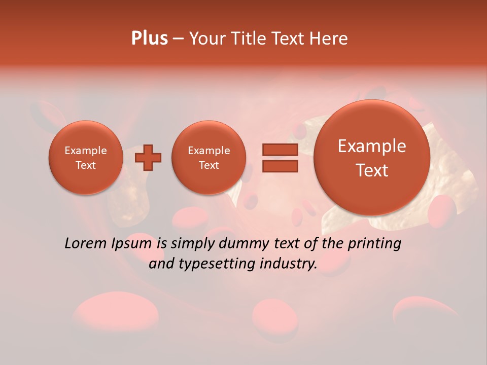 Oxygen Body Erythrocyte PowerPoint Template