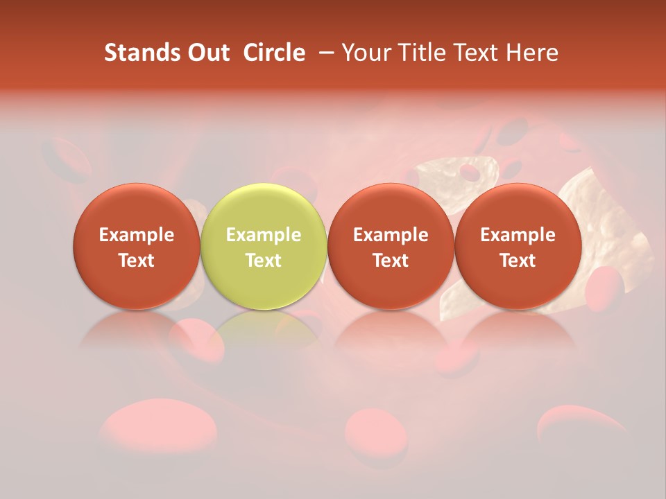 Oxygen Body Erythrocyte PowerPoint Template