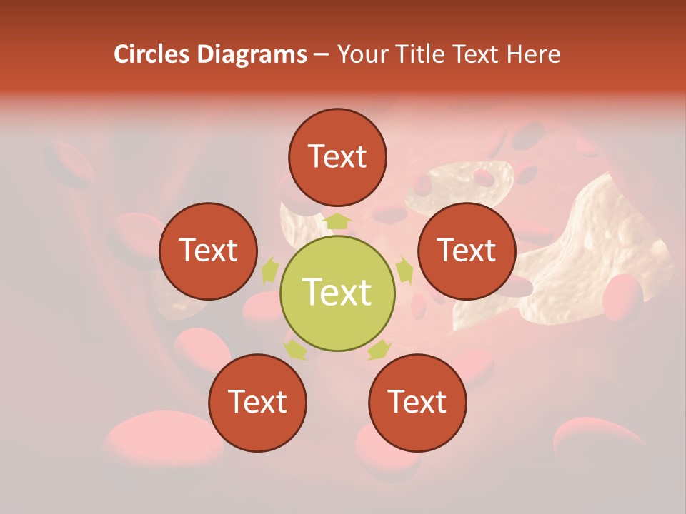 Oxygen Body Erythrocyte PowerPoint Template