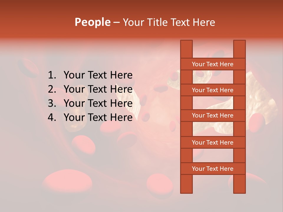Oxygen Body Erythrocyte PowerPoint Template