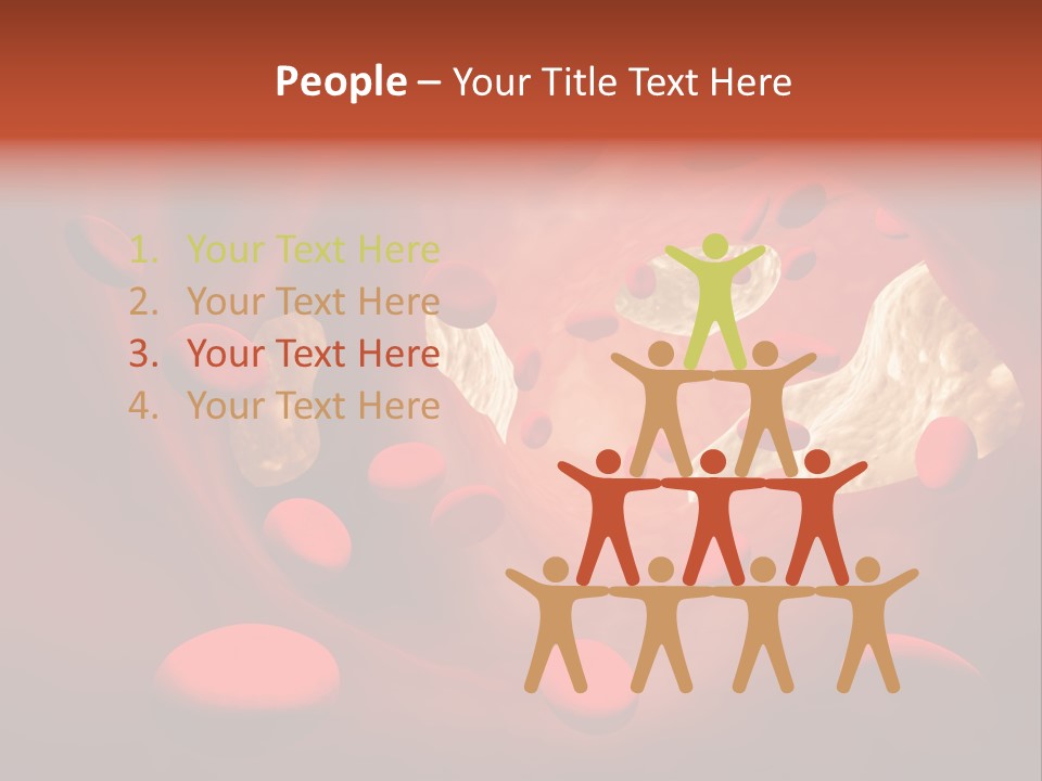 Oxygen Body Erythrocyte PowerPoint Template