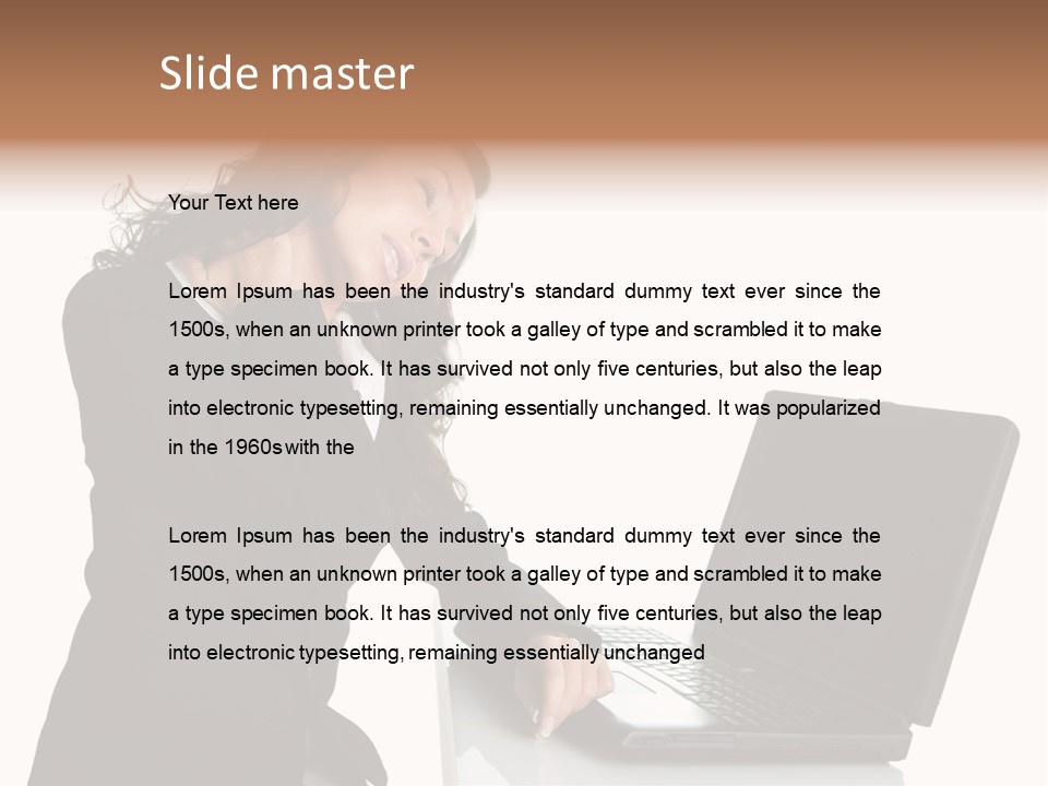 Spine Model Beautiful PowerPoint Template